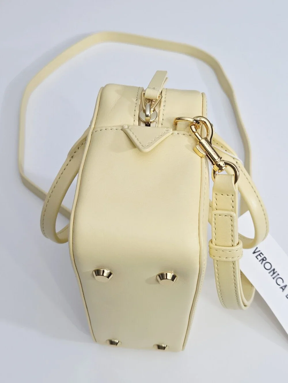 NWT VERONICA BEARD BOXY TOP HANDLE BAG - CHAMOMILE